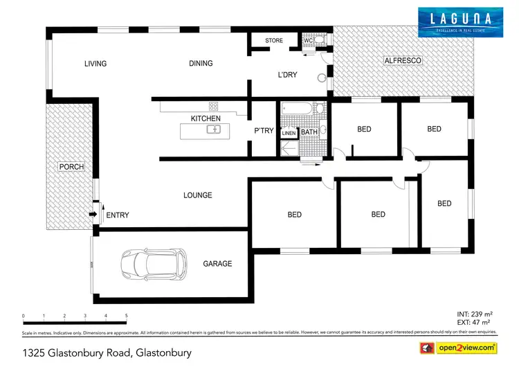 Floorplan of Homely rural property listing, 1325 Glastonbury Road, Glastonbury QLD 4570
