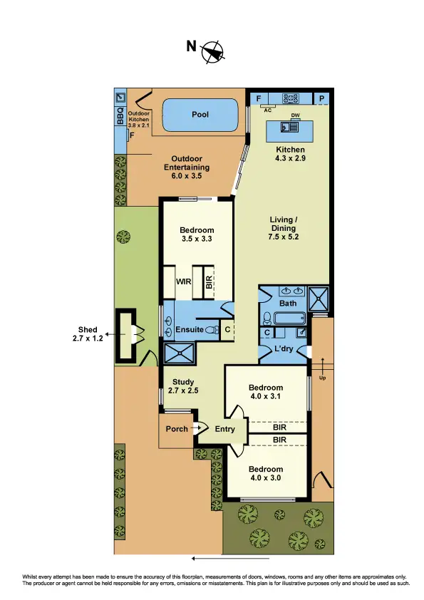 Floorplan of Homely house listing, 48 Crawford Street, Newport VIC 3015