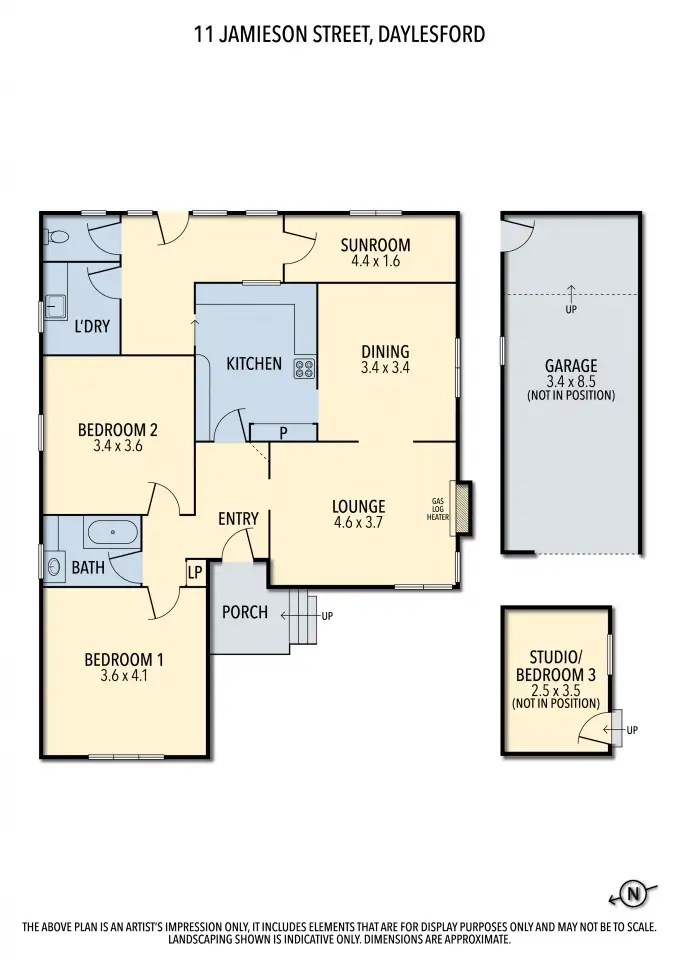 Floorplan of Homely house listing, 11 Jamieson Street, Daylesford VIC 3460