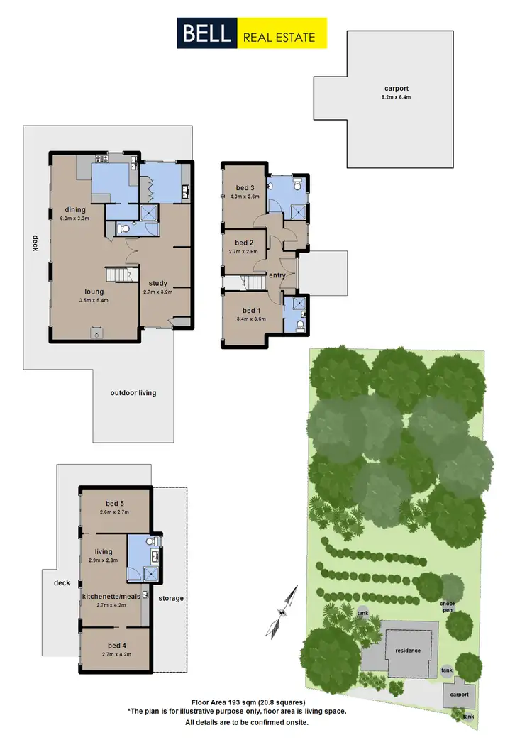Floorplan of Homely house listing, 1117 Mount Dandenong Tourist Road, Kalorama VIC 3766