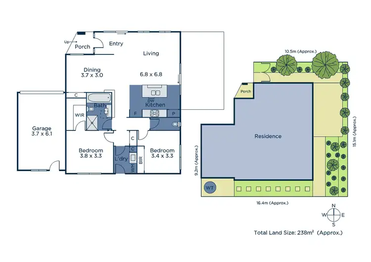 Floorplan of Homely unit listing, 2/9 Raymond Street, Blackburn North VIC 3130