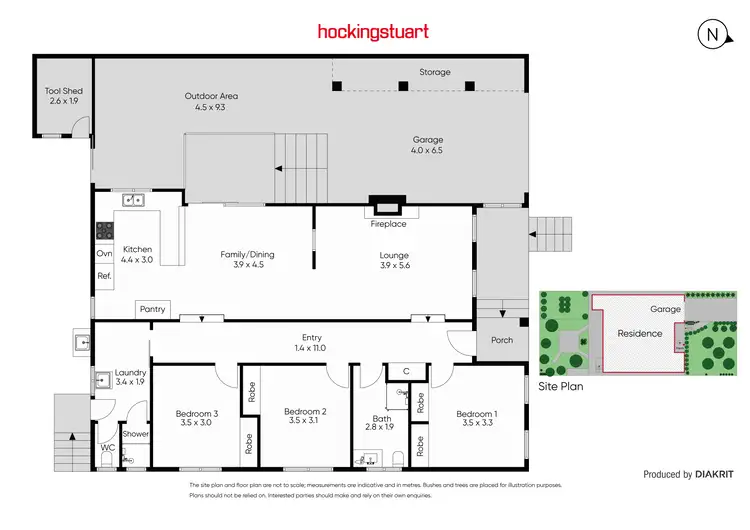Floorplan of Homely house listing, 55 Callas Street, Dromana VIC 3936
