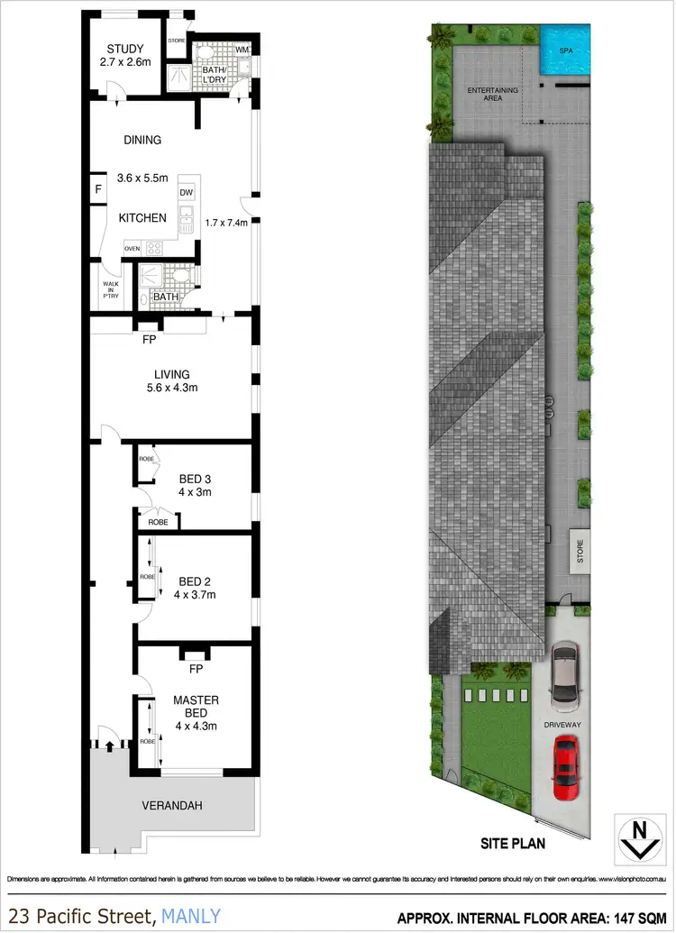 Floorplan of Homely house listing, 23 Pacific Street, Manly NSW 2095