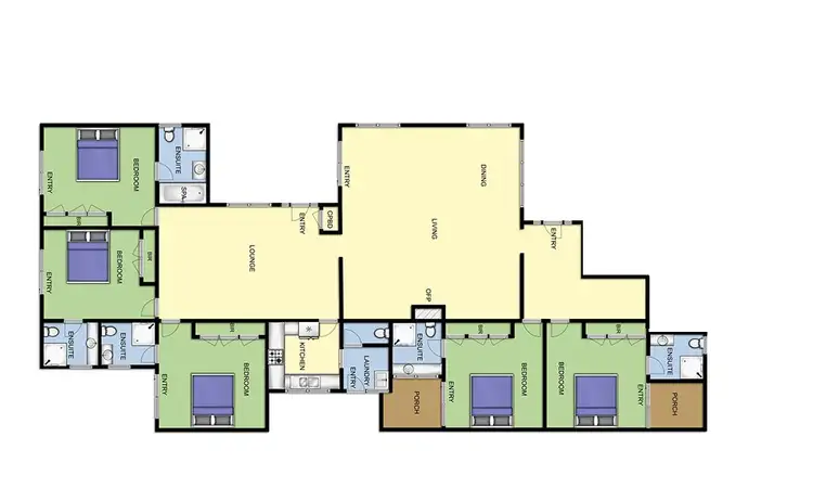 Floorplan of Homely house listing, 17 James Street, Dromana VIC 3936