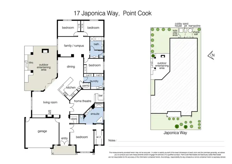 Floorplan of Homely house listing, 17 Japonica Way, Point Cook VIC 3030