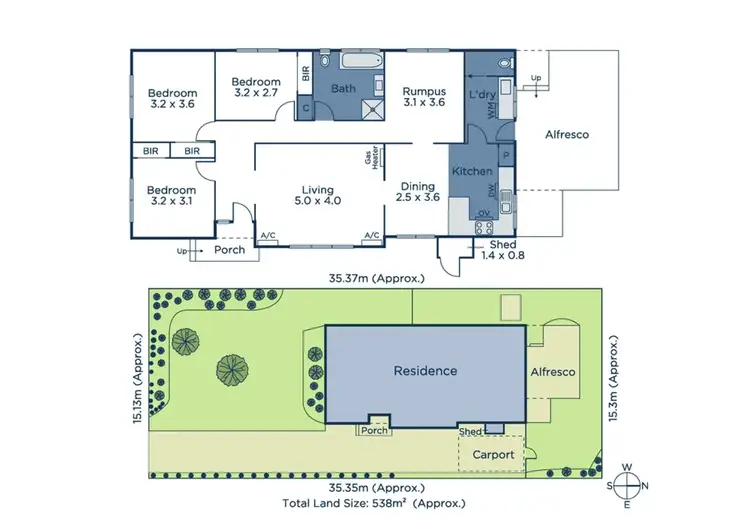 Floorplan of Homely house listing, 17 Hilda Avenue, Boronia VIC 3155