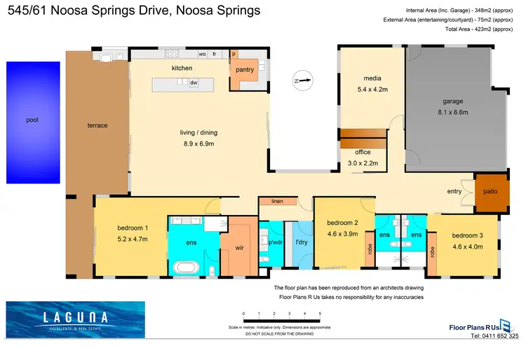 Floorplan of Homely house listing, 545/61 Noosa Springs Drive, Noosa Heads QLD 4567