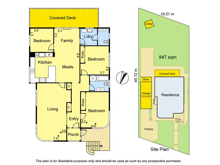 Floorplan of Homely house listing, 47 Hailes Street, Greensborough VIC 3088