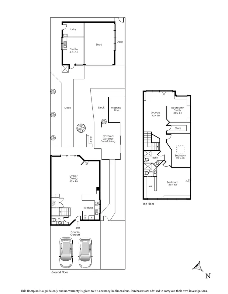 Floorplan of Homely townhouse listing, 2/179 Nepean Highway, Aspendale VIC 3195