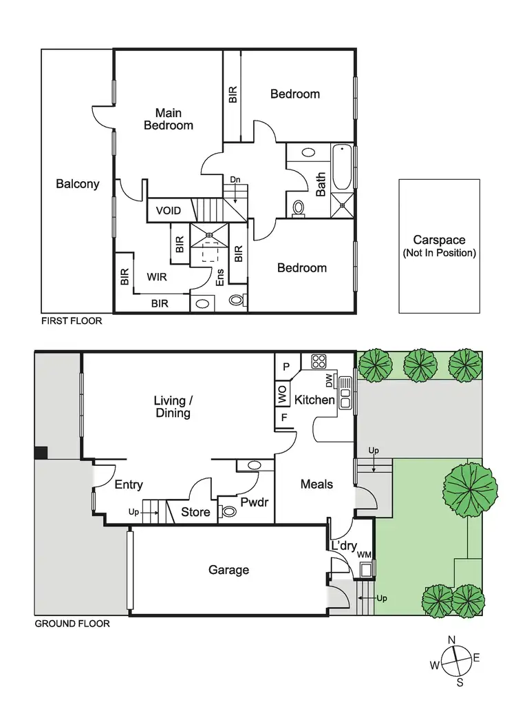 Floorplan of Homely townhouse listing, 6/11 Payne Street, Caulfield North VIC 3161