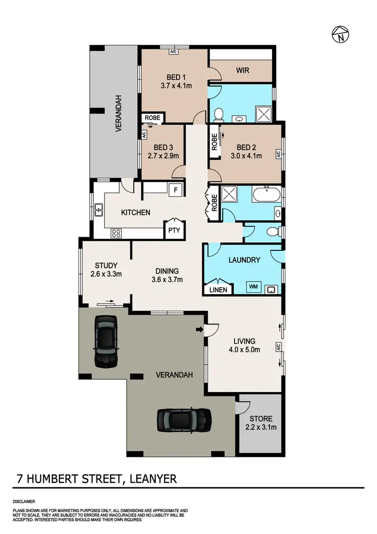 Floorplan of Homely house listing, 7 Humbert Street, Leanyer NT 812