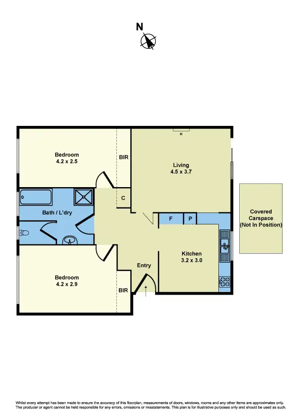 Floorplan of Homely apartment listing, 4/261 Esplanade, Altona VIC 3018