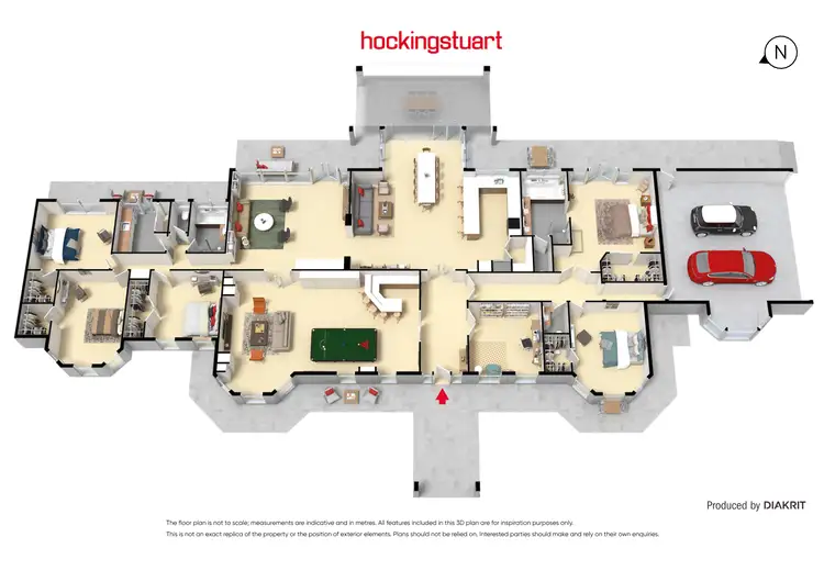 Floorplan of Homely house listing, 6 Bailey Place, Mornington VIC 3931