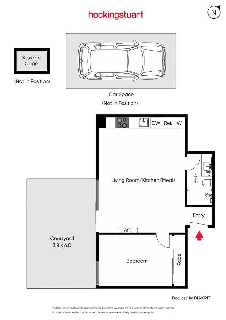 Floorplan of Homely apartment listing, G02/8 Bond Street, South Yarra VIC 3141