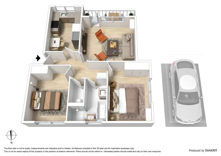 Floorplan of Homely apartment listing, 1/51 Wheatland Road, Malvern VIC 3144