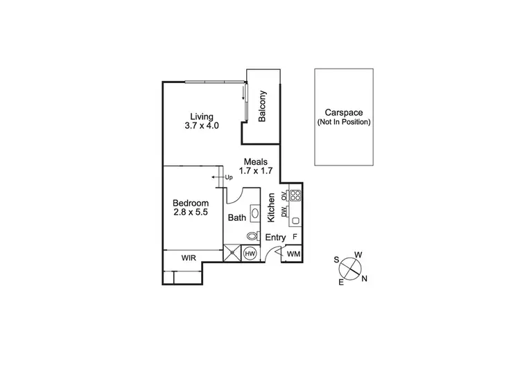 Floorplan of Homely apartment listing, 1906/31 Spring Street, Melbourne VIC 3000