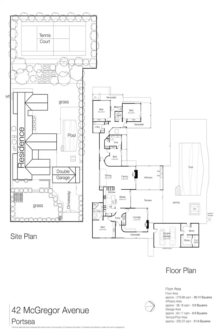 Floorplan of Homely house listing, 42 Macgregor Avenue, Portsea VIC 3944