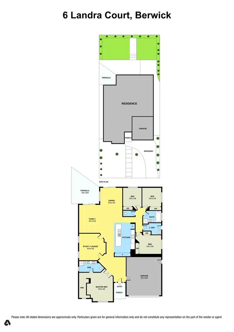 Floorplan of Homely house listing, 6 Landra Court, Berwick VIC 3806