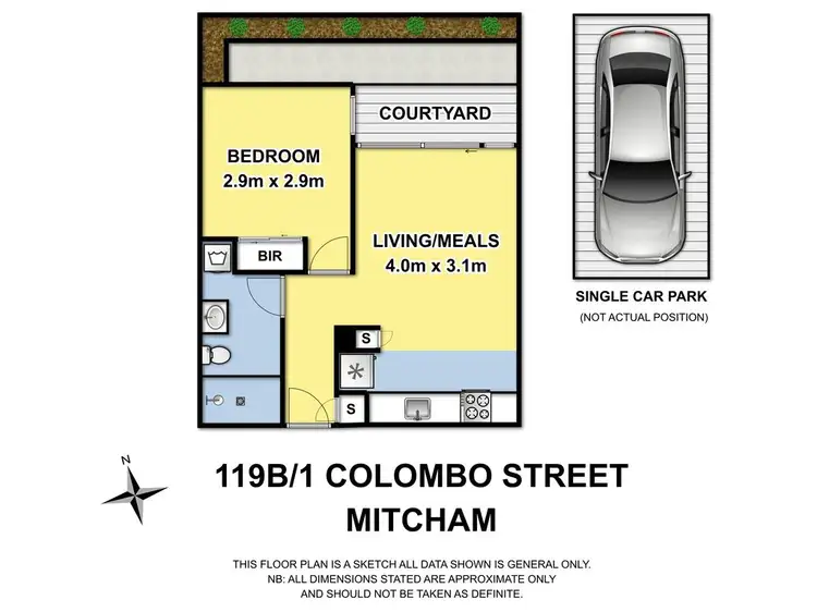 Floorplan of Homely apartment listing, 119B/1 Colombo Street, Mitcham VIC 3132