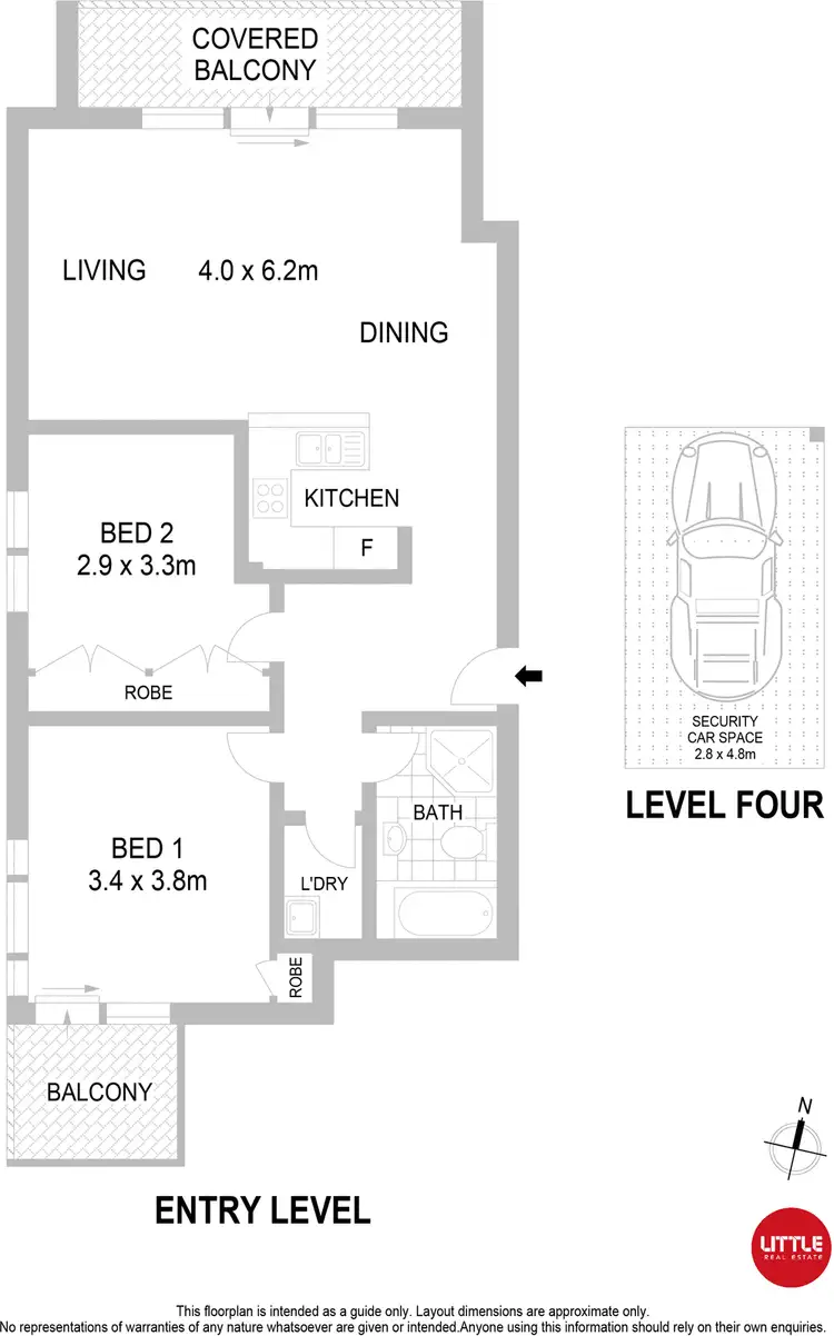 Floorplan of Homely apartment listing, 11/17 Belmont Avenue, Wollstonecraft NSW 2065