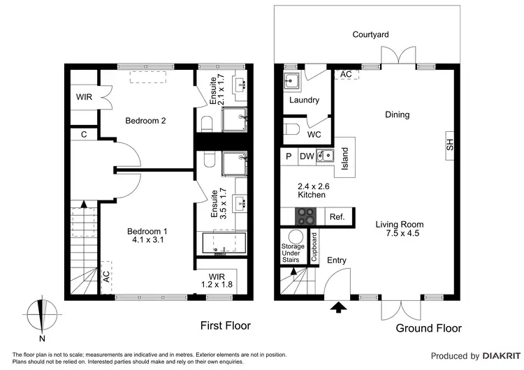 Floorplan of Homely house listing, 4/14 Woorigoleen Road, Toorak VIC 3142