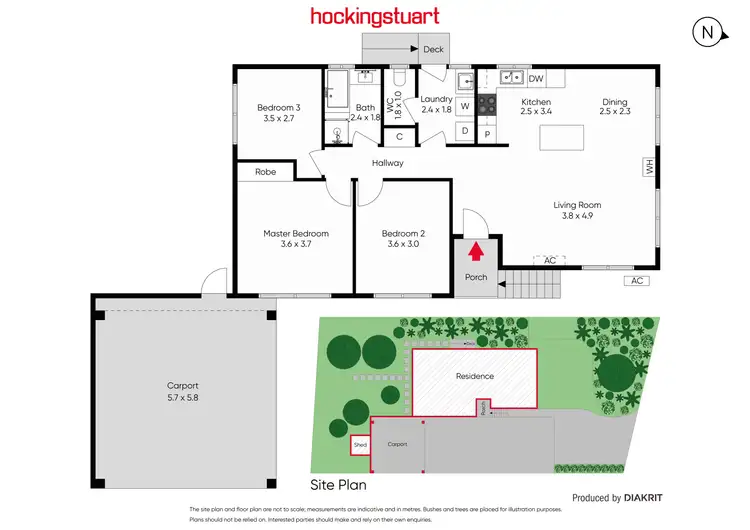 Floorplan of Homely house listing, 5 Sixth Street, Hepburn Springs VIC 3461