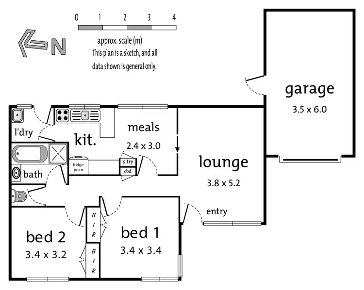 Floorplan of Homely unit listing, 4/24 Bond Street, Ringwood VIC 3134