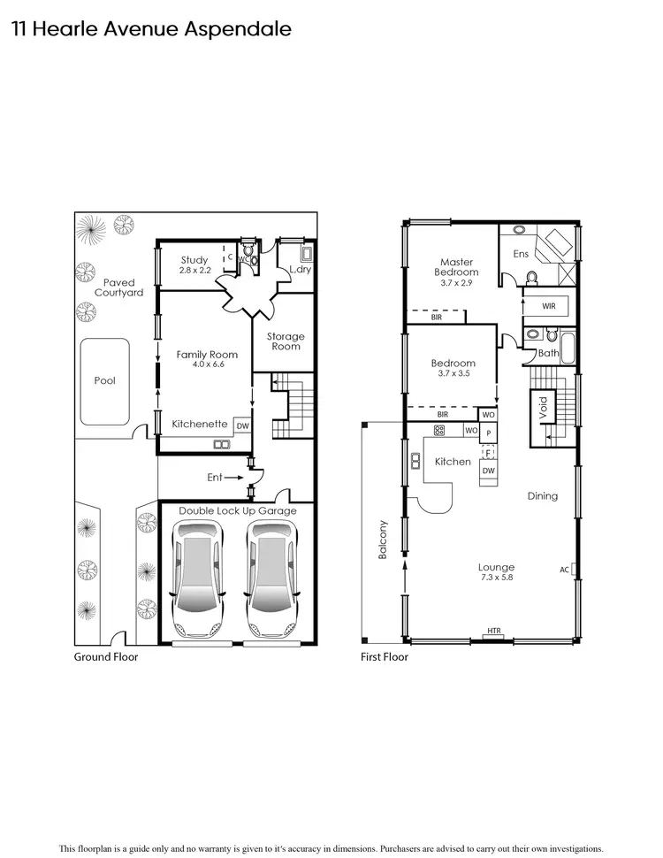 Floorplan of Homely house listing, 9 & 11 Hearle Avenue, Aspendale VIC 3195