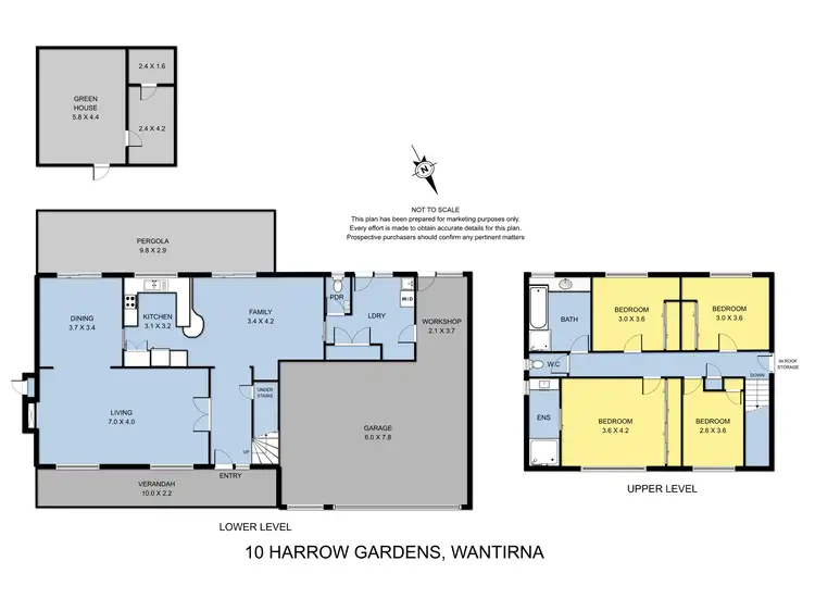 Floorplan of Homely house listing, 10 Harrow Gardens, Wantirna VIC 3152