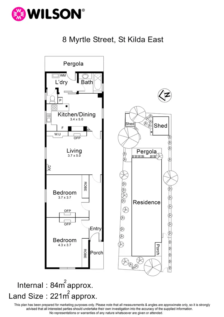 Floorplan of Homely house listing, 8 Myrtle Street, St Kilda East VIC 3183