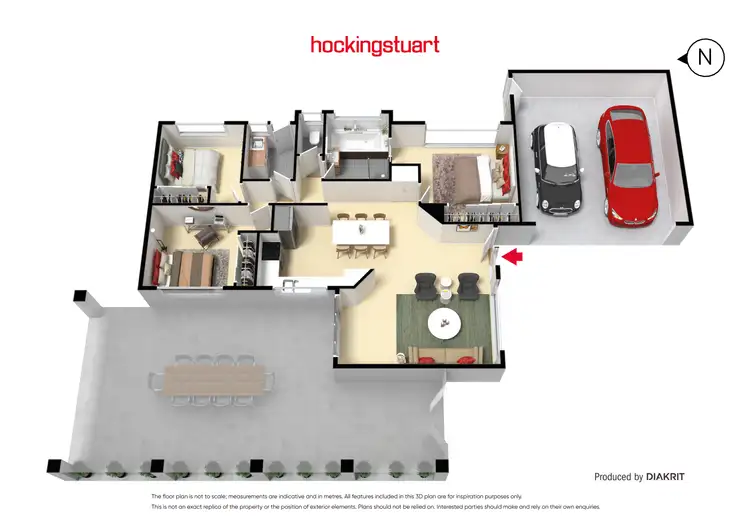 Floorplan of Homely house listing, 14 Momba Close, Kurunjang VIC 3337