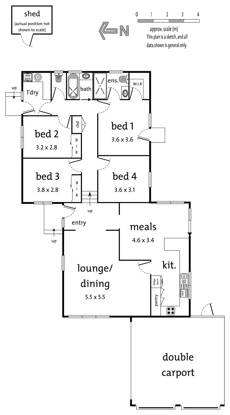 Floorplan of Homely house listing, 27 Ashburton Drive, Mitcham VIC 3132