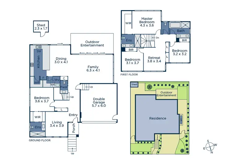Floorplan of Homely house listing, 2B Lane Street, Blackburn North VIC 3130