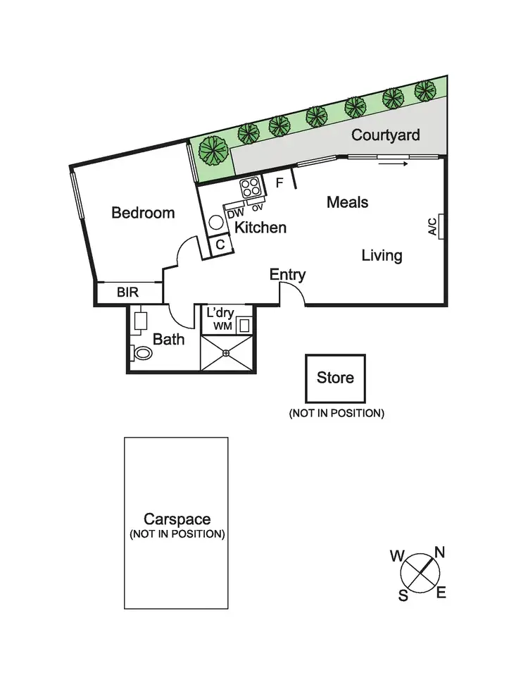 Floorplan of Homely apartment listing, 3/285 Barkly Street, St Kilda VIC 3182