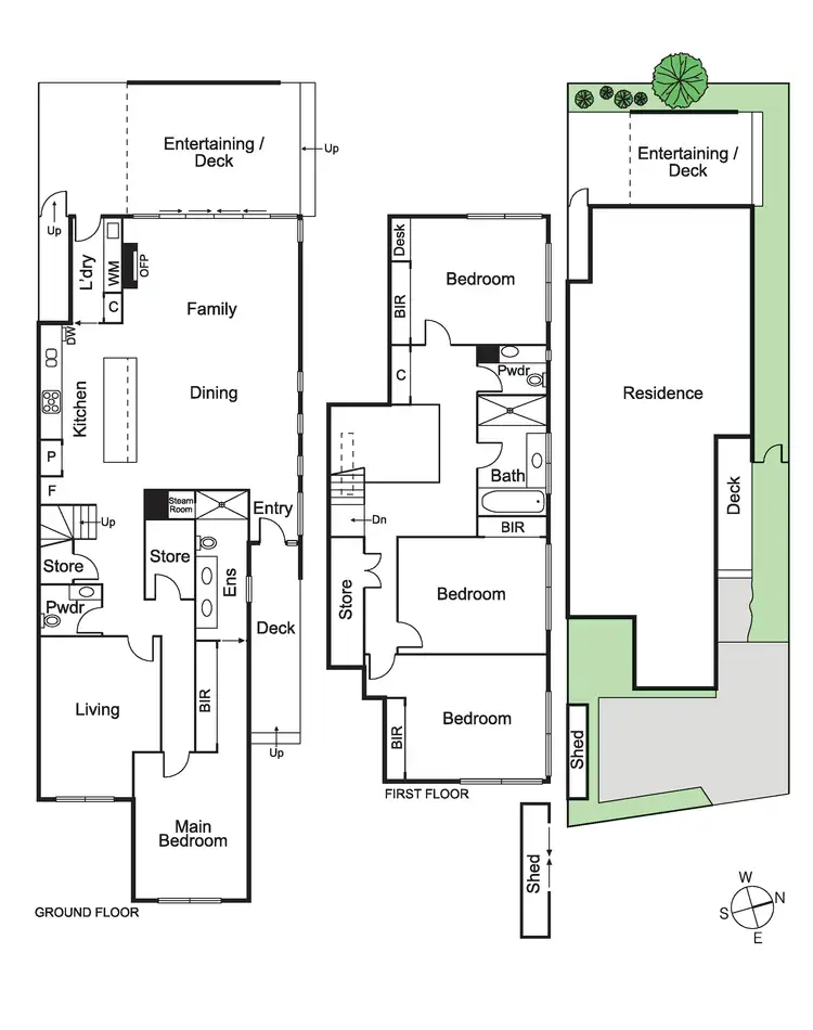 Floorplan of Homely house listing, 1 Narrawong Crescent, Caulfield South VIC 3162