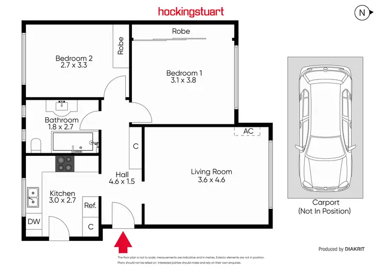 Floorplan of Homely apartment listing, 17/30 Balaclava Road, St Kilda East VIC 3183