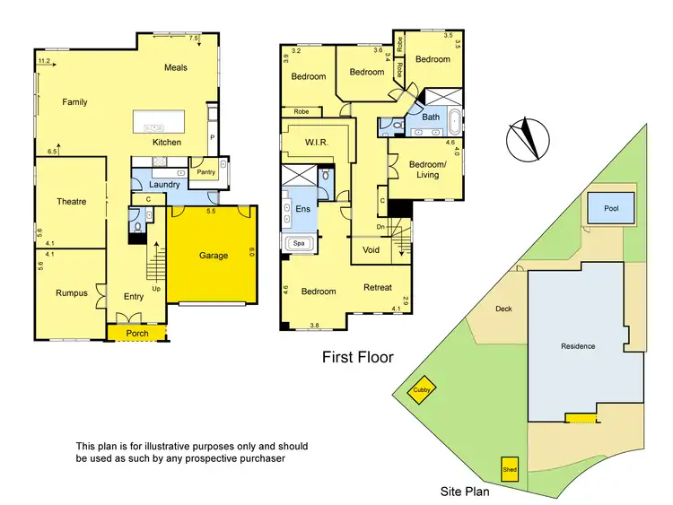 Floorplan of Homely house listing, 9 Wickham Place, St Helena VIC 3088