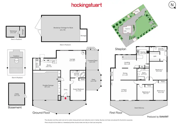 Floorplan of Homely house listing, 22 Hillside Avenue, Dromana VIC 3936
