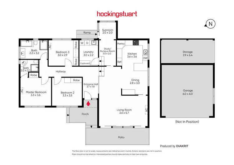 Floorplan of Homely house listing, 34 Mimosa Avenue, Alfredton VIC 3350