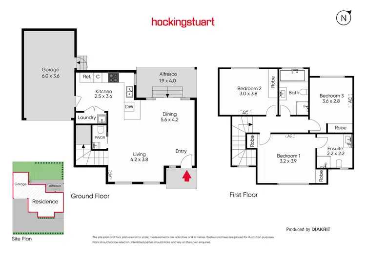Floorplan of Homely townhouse listing, 2/68 Williams Street, Dromana VIC 3936