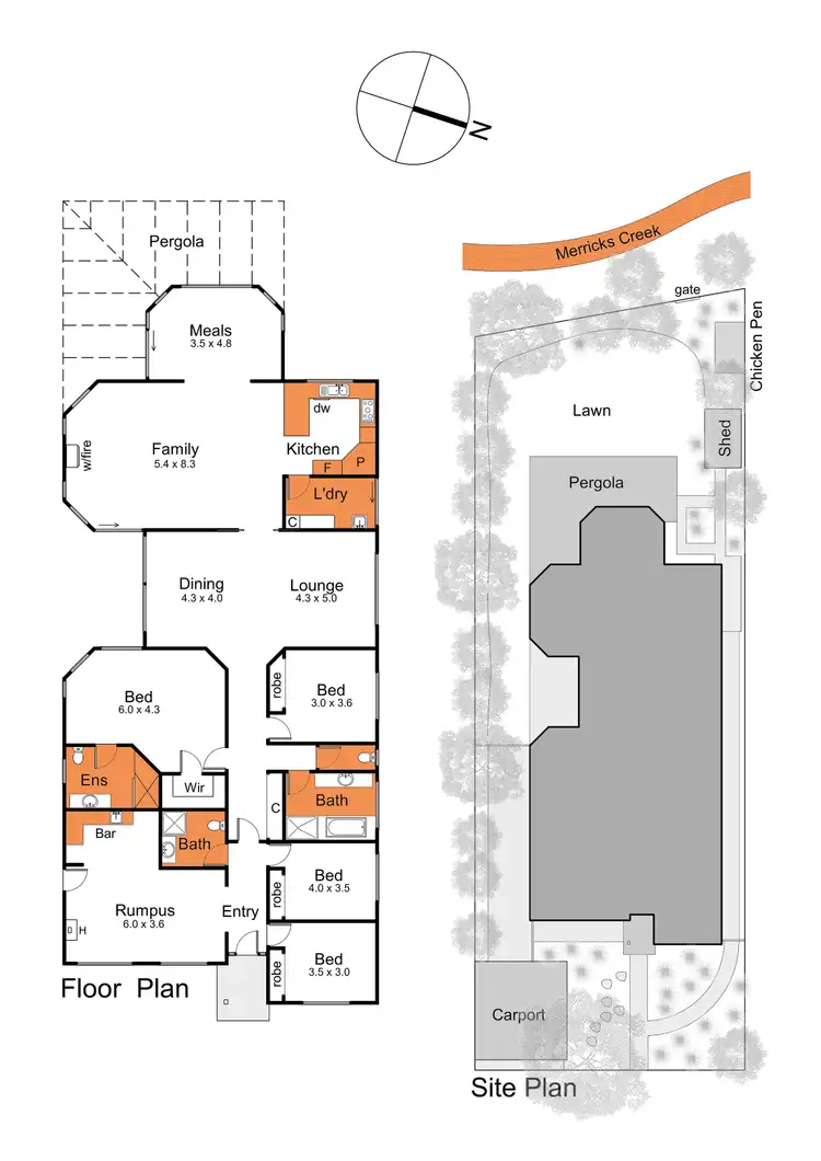 Floorplan of Homely house listing, 10 Bridge Street, Balnarring Beach VIC 3926