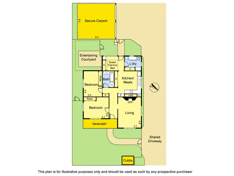 Floorplan of Homely house listing, 1/187 Henry Street, Greensborough VIC 3088