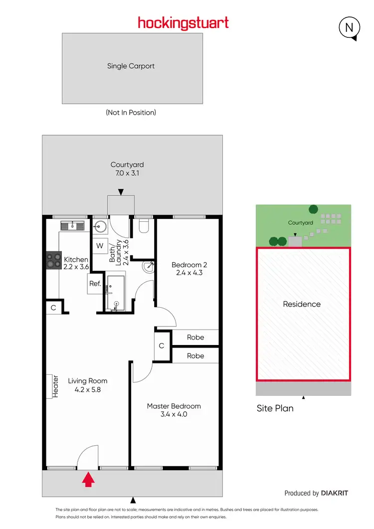 Floorplan of Homely unit listing, 4/28 Lewis Street, Frankston VIC 3199
