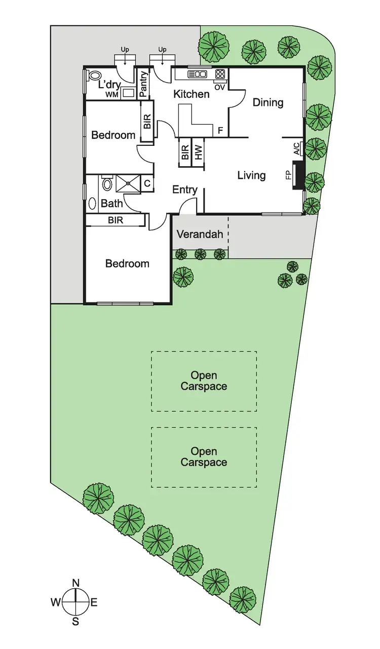 Floorplan of Homely unit listing, 1/5 Pascoe Avenue, Bentleigh VIC 3204