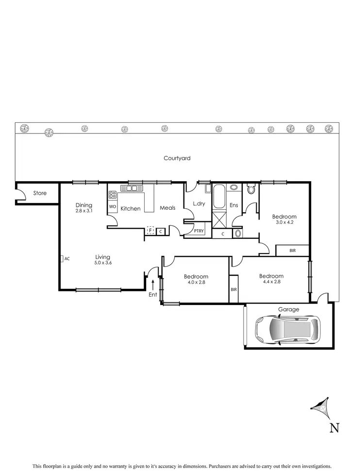 Floorplan of Homely unit listing, 5/126 Were Street, Brighton VIC 3186