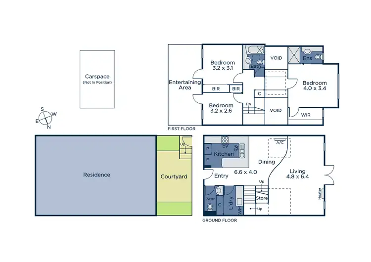 Floorplan of Homely townhouse listing, 5/310-312 Station Street, Box Hill South VIC 3128