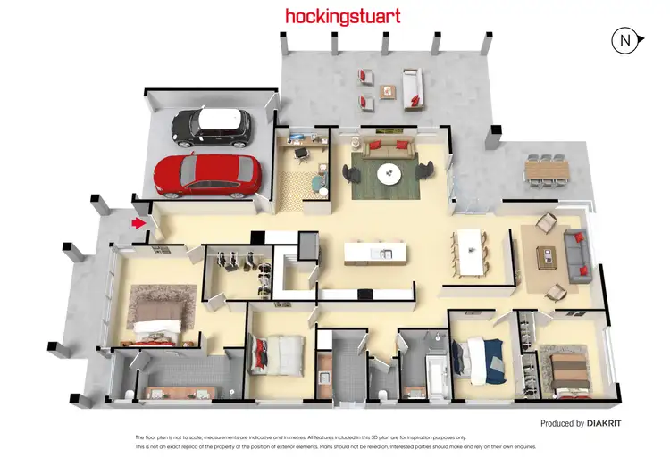 Floorplan of Homely house listing, 6 Meredith Place, Eynesbury VIC 3338