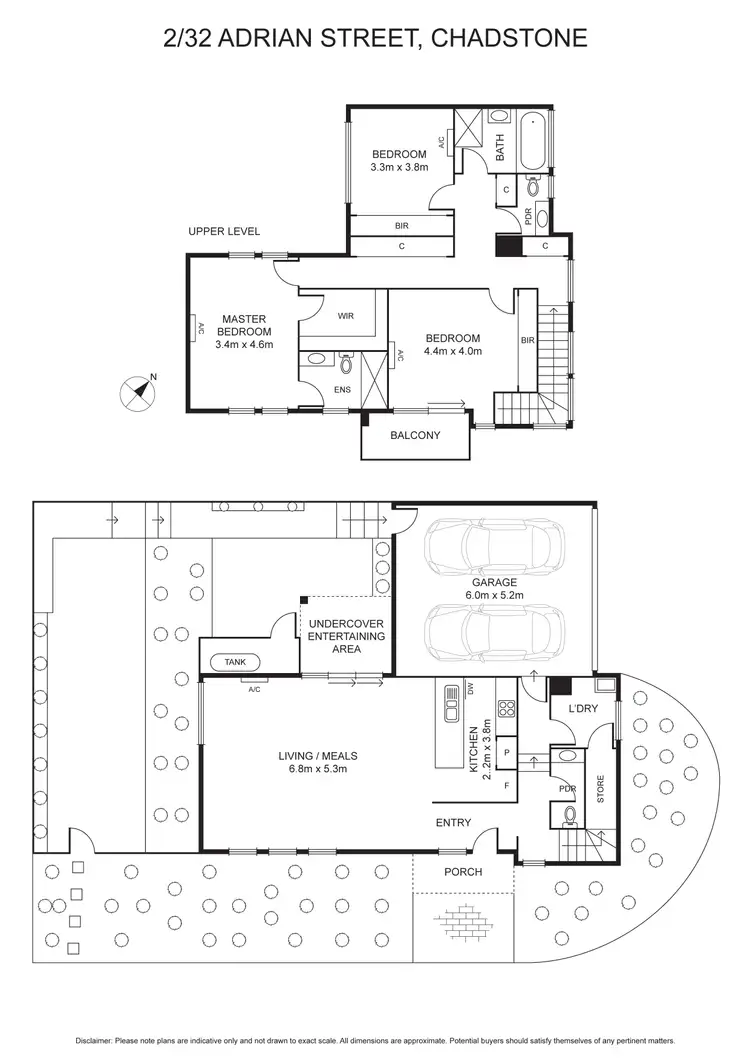 Floorplan of Homely townhouse listing, 2/32 Adrian Street, Chadstone VIC 3148