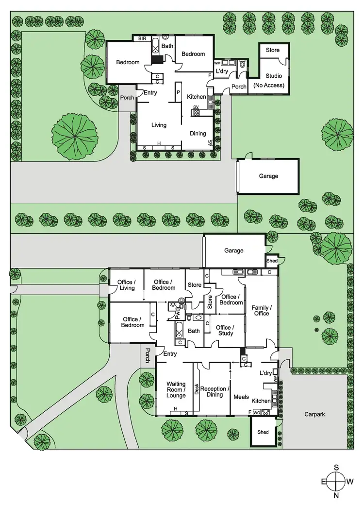 Floorplan of Homely house listing, 255 & 257 Tucker Road, Ormond VIC 3204