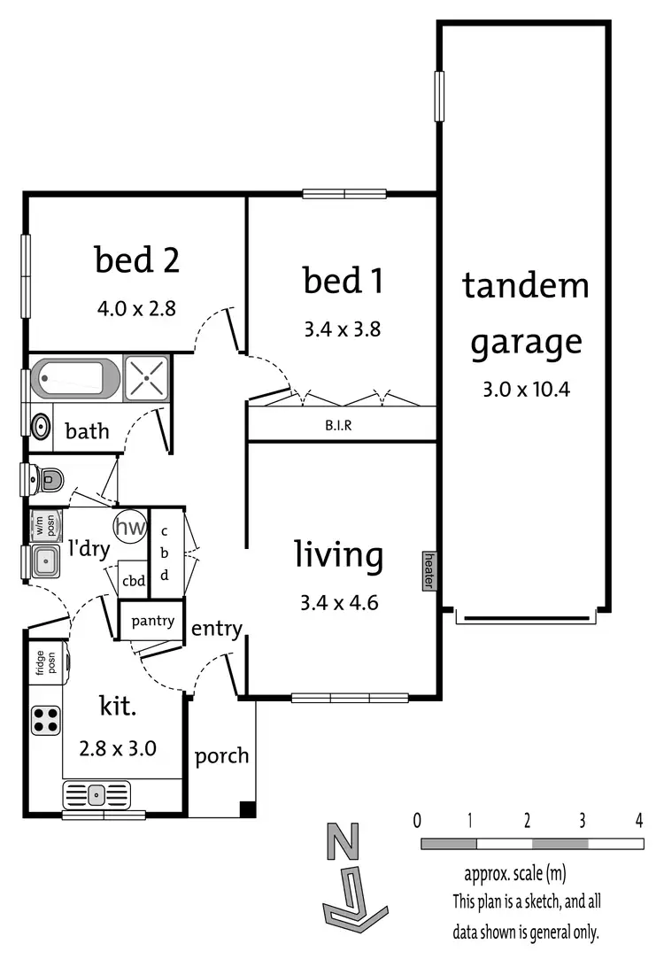 Floorplan of Homely unit listing, 5/6-8 Elm Tree Road, Doncaster VIC 3108